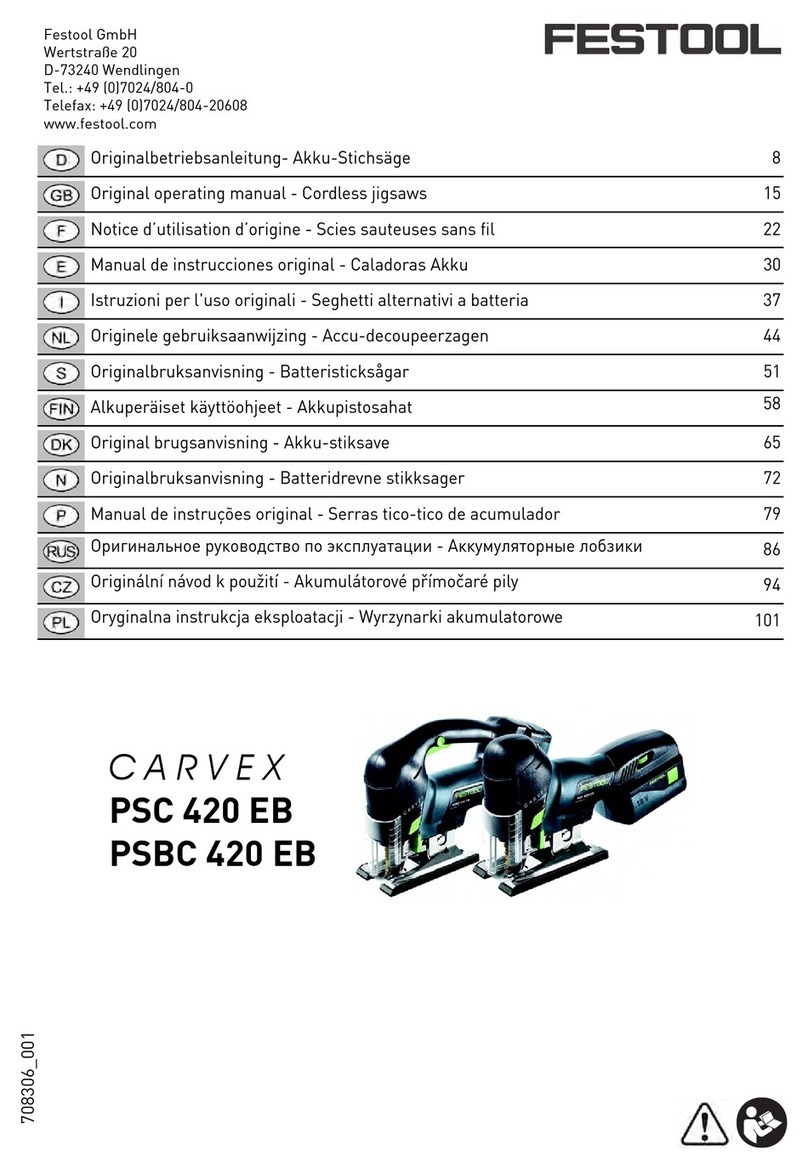 Festool PSC 420 EB Original operating manual