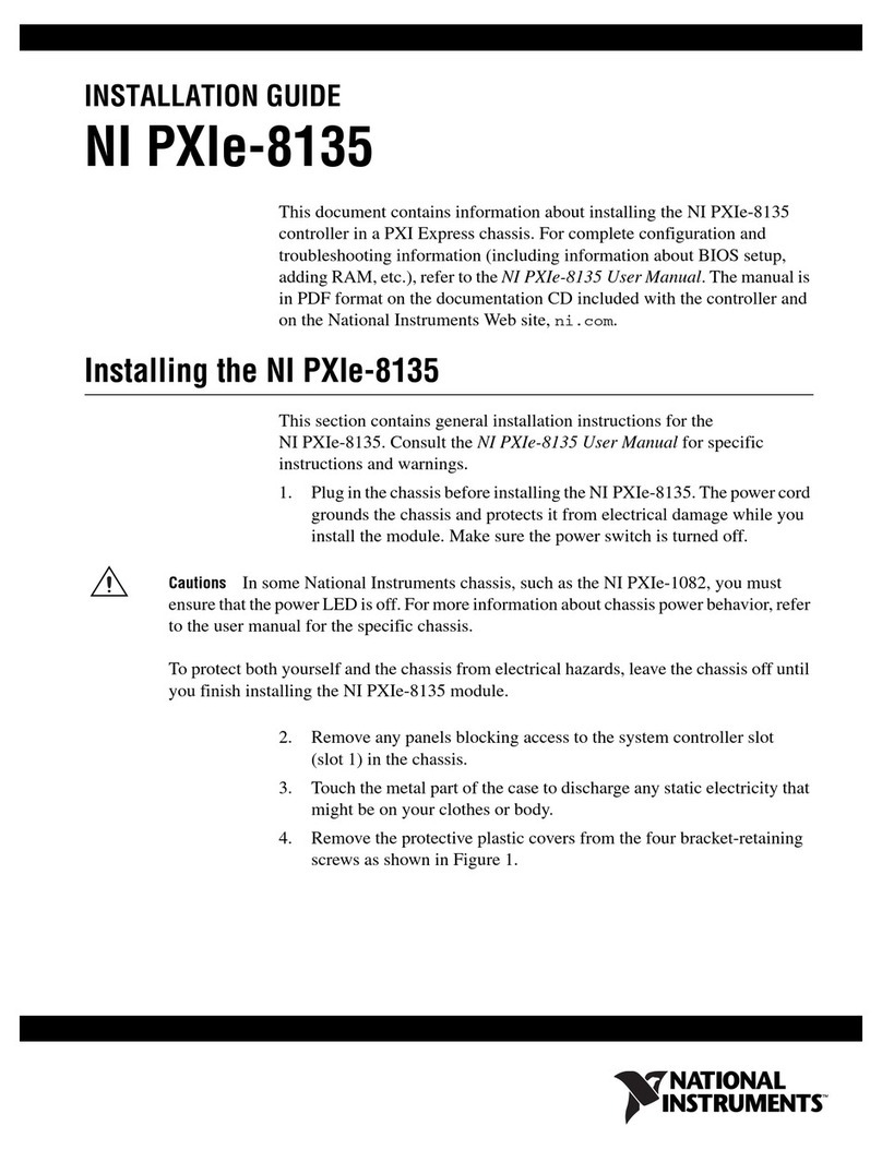 National Instruments NI PXIe-8135 User manual