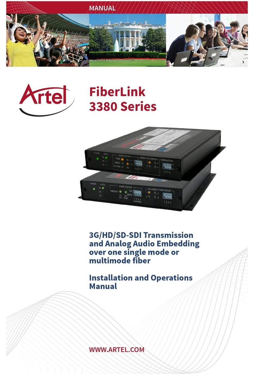 Artel 3380-B7L User manual