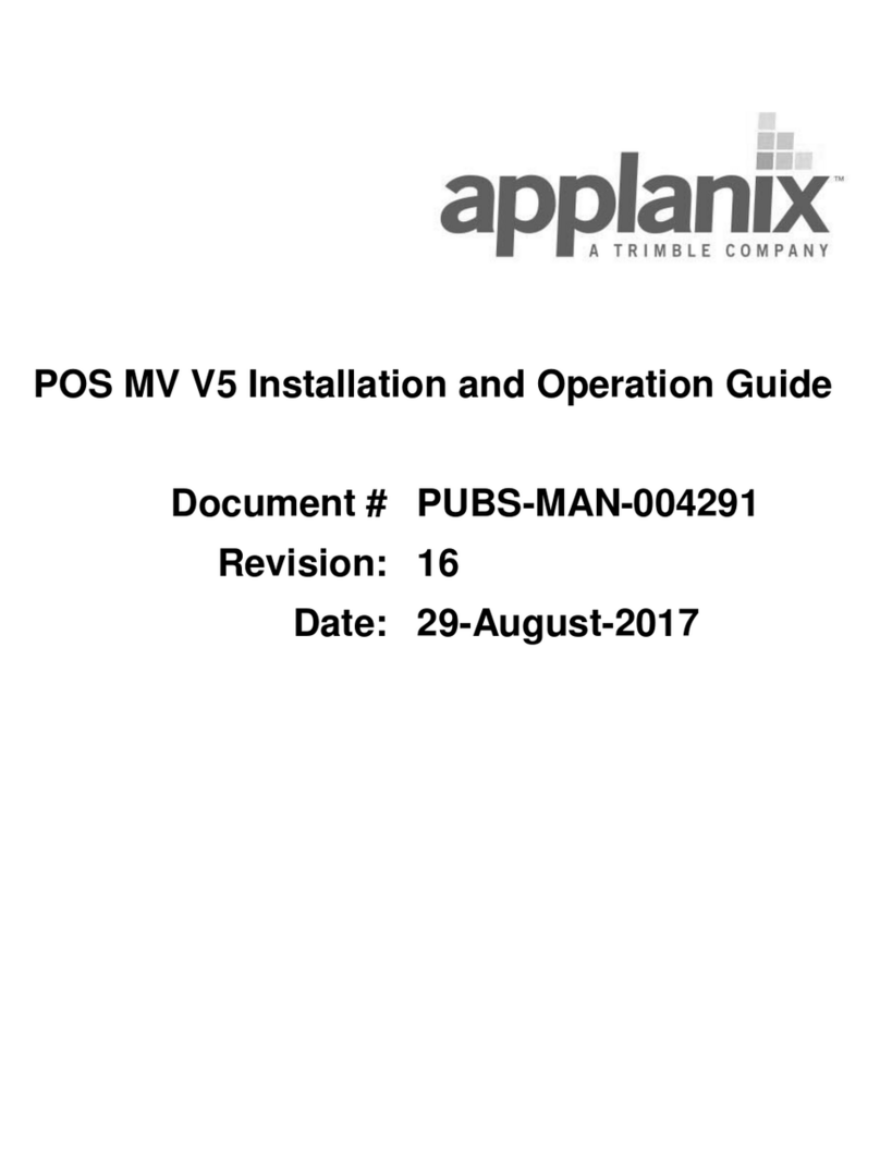 Applanix POS MV V5 Owner's manual