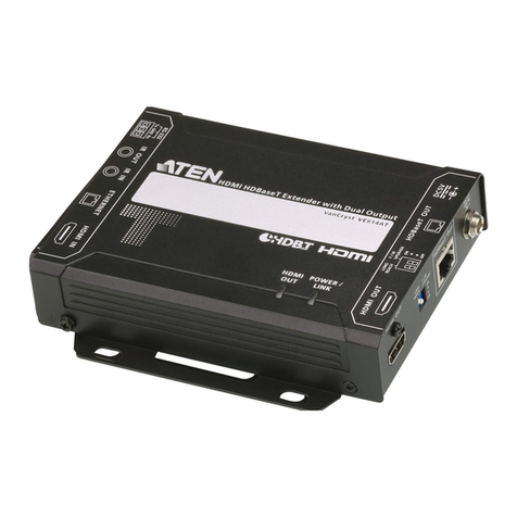 ATEN VE814AR User manual