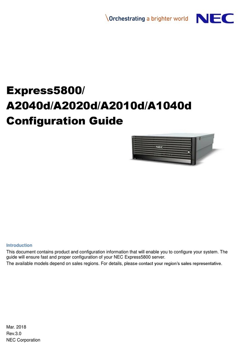 NEC Express5800/A2040d User manual