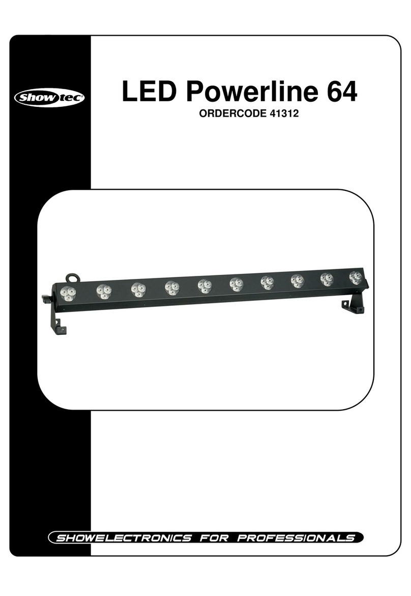 Show Tec LED Powerline 64 User manual