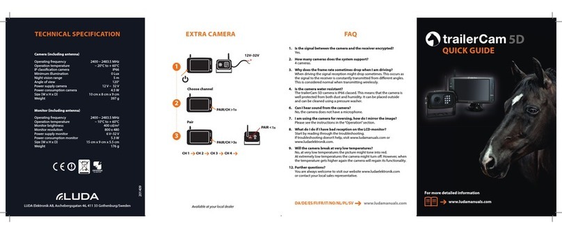 Luda Elektronik TrailerCam 5D User manual