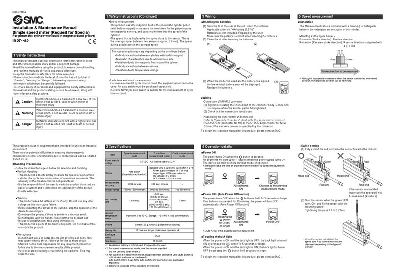 SMC Networks IN574-95 Instruction Manual