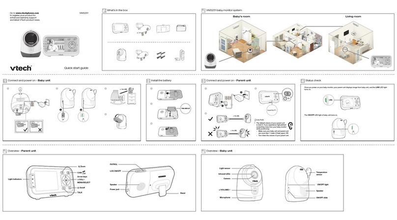 V-tech VM3251 User manual