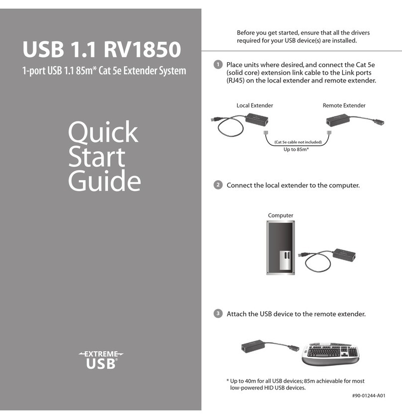 Extreme USB USB 1.1 RV1850 User manual