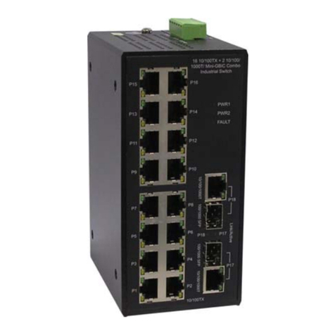 B&B Electronics Elinx EIR418-2SFP-T User manual