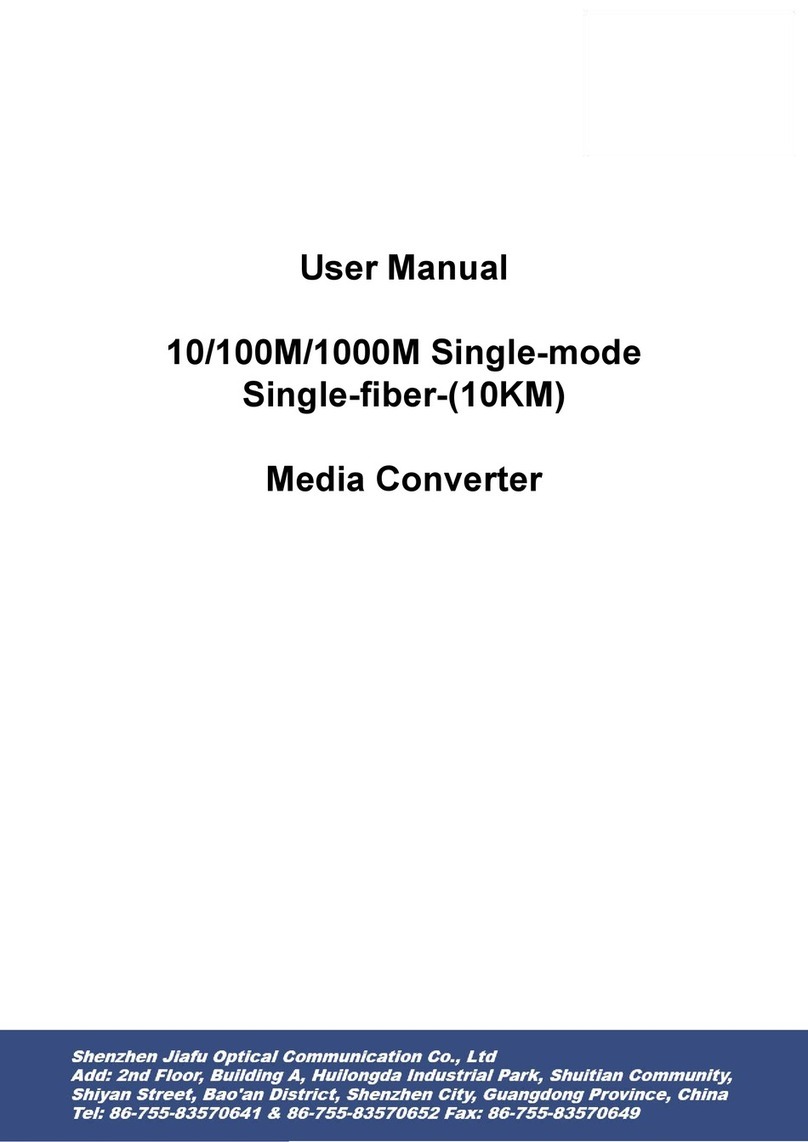 Jiafu JFMC-SSE331-10 user manual