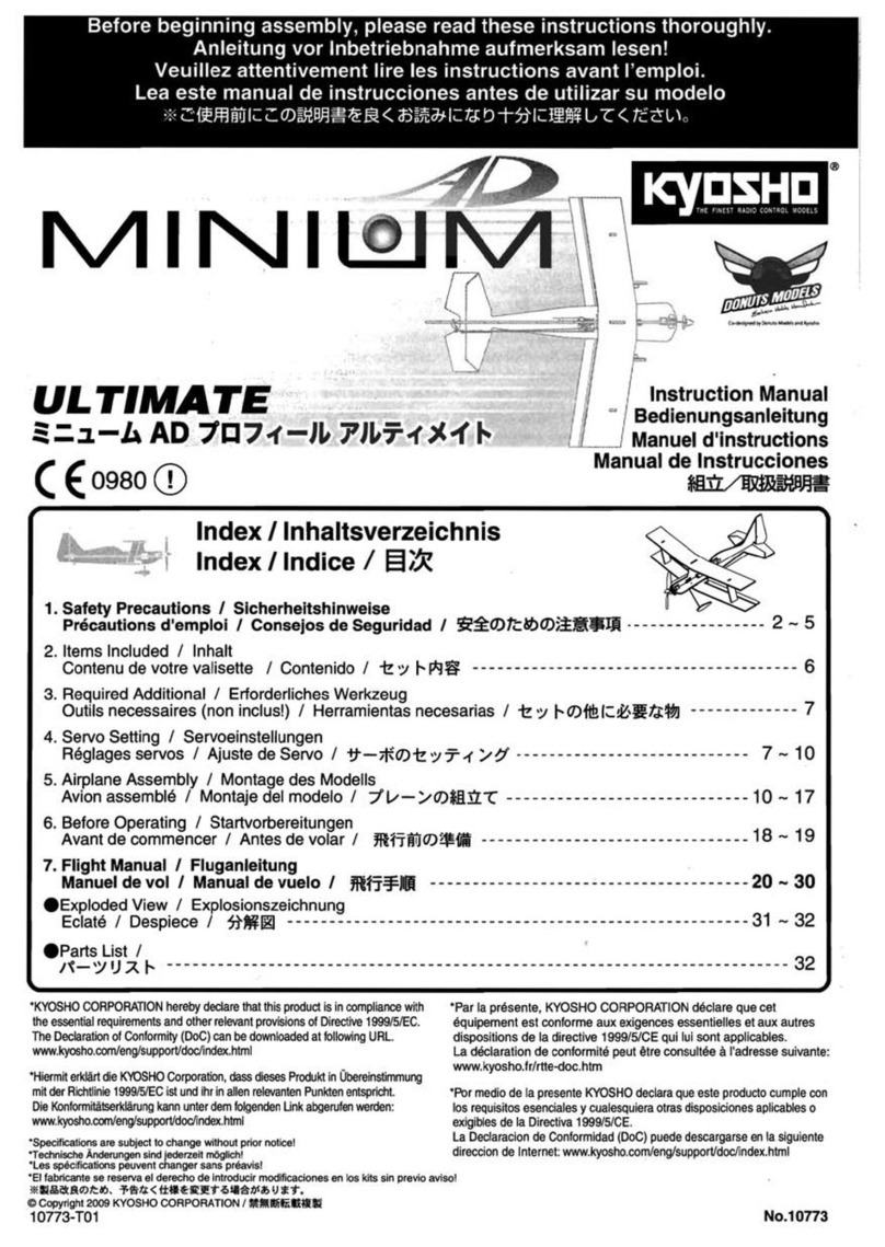 Kyosho Minium AD PROFILE ULTIMATE instruction manual Kyosho Minium AD PROFILE ULTIMATE instruction manual