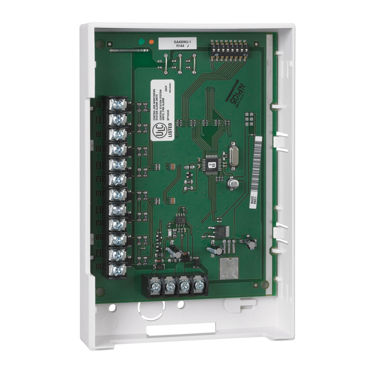 Honeywell ADEMCO 4208U Assembly instructions