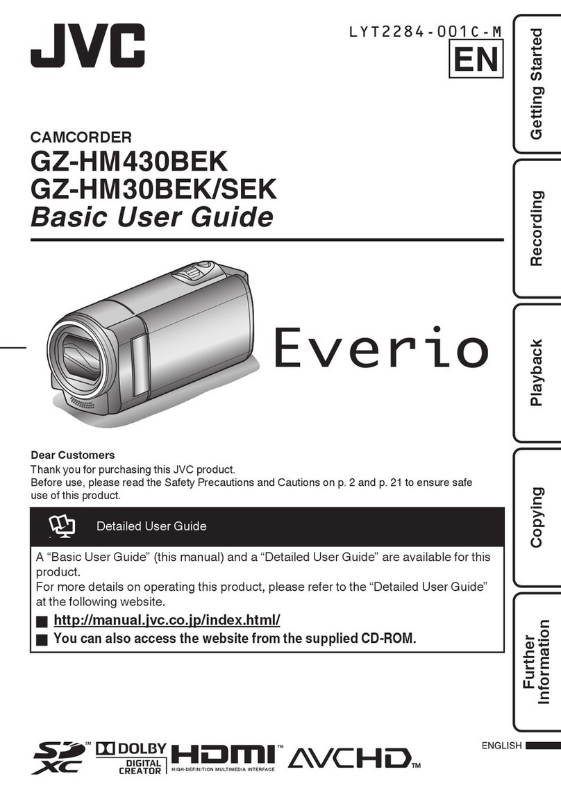 JVC gz-hm430bek Operating and maintenance manual