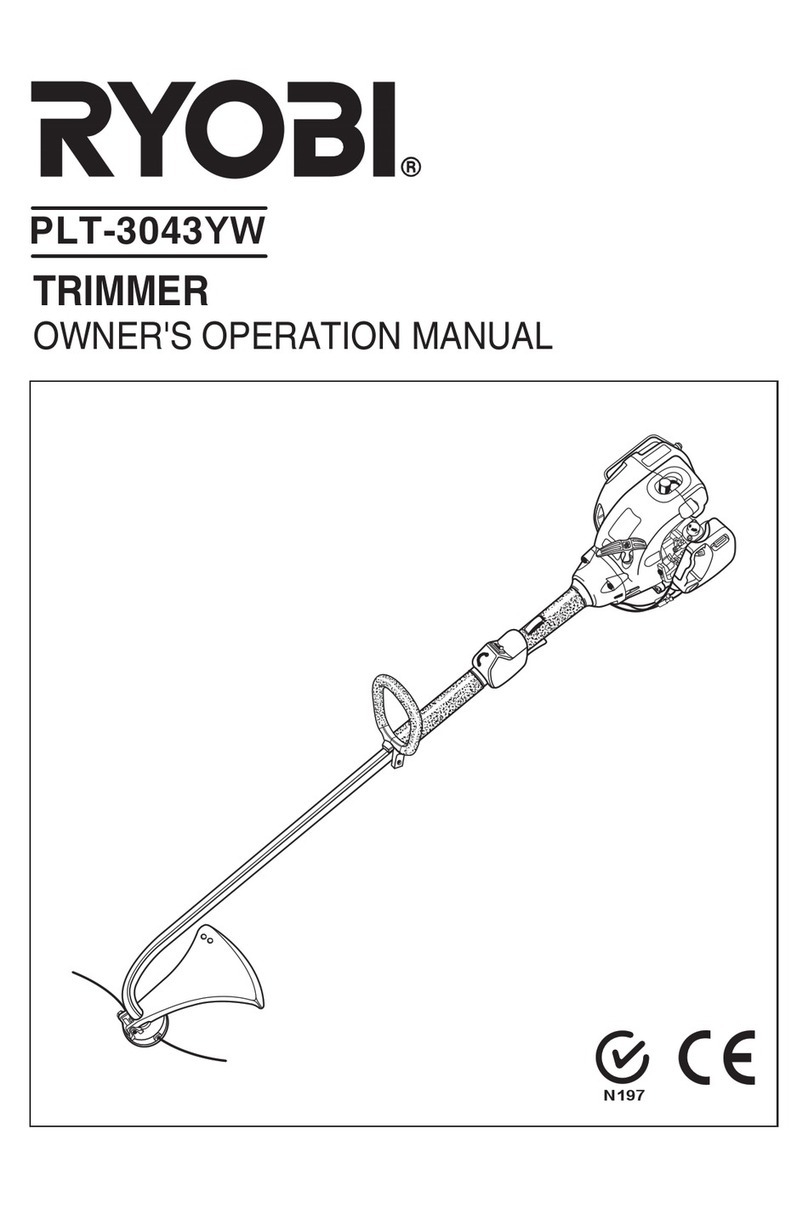 Ryobi PLT-3043YW Operation manual
