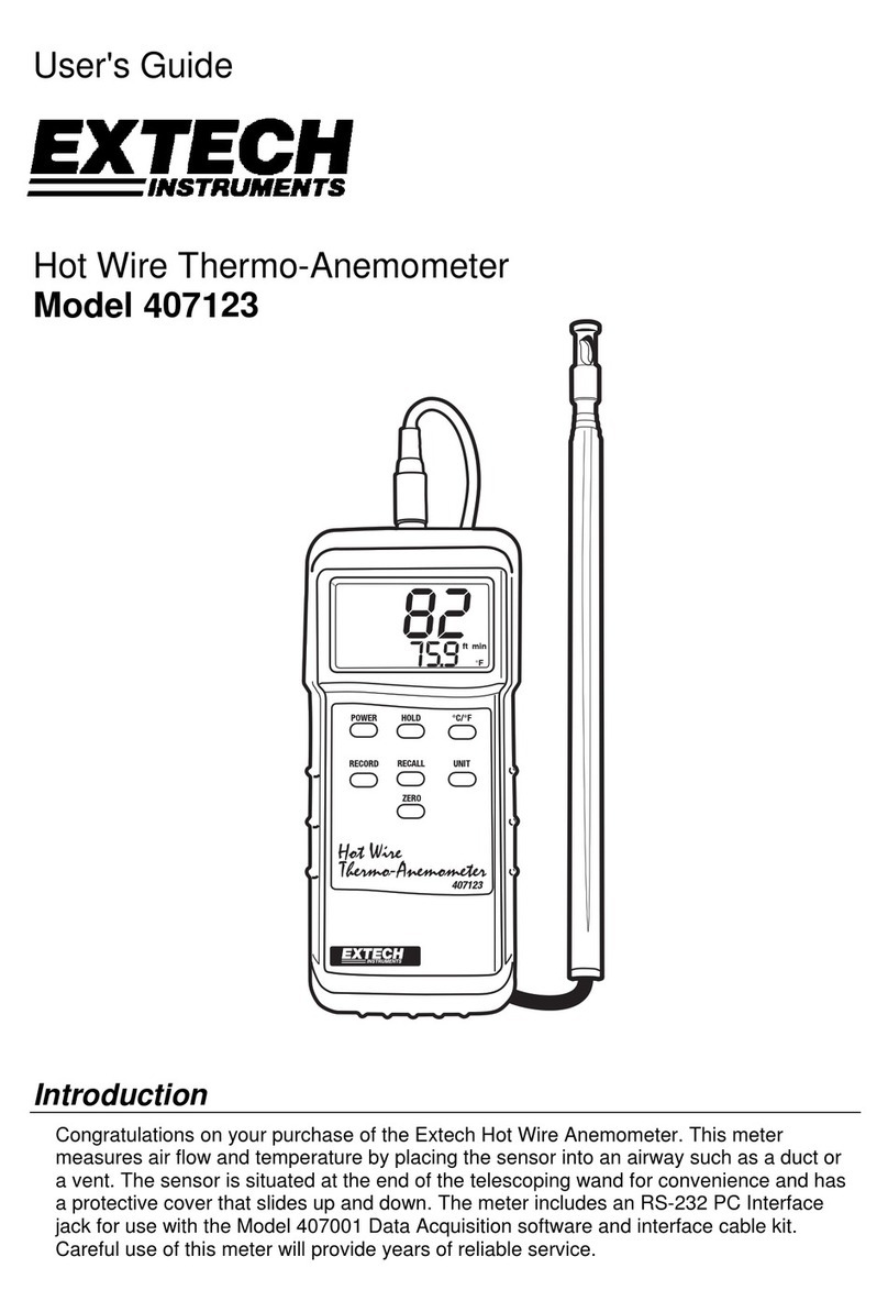 Extech Instruments 407123 User manual