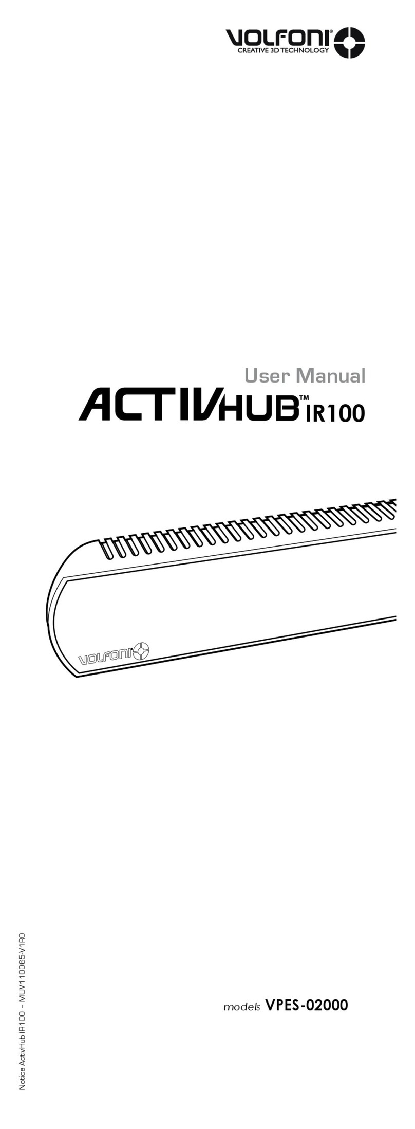 Volfoni ActivHub IR100 User manual
