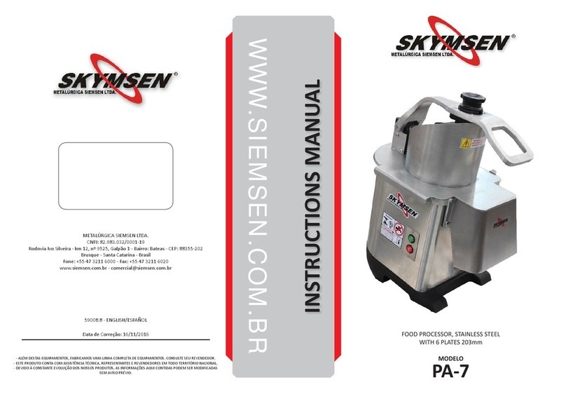 Skymsen PA-7 instruction manual