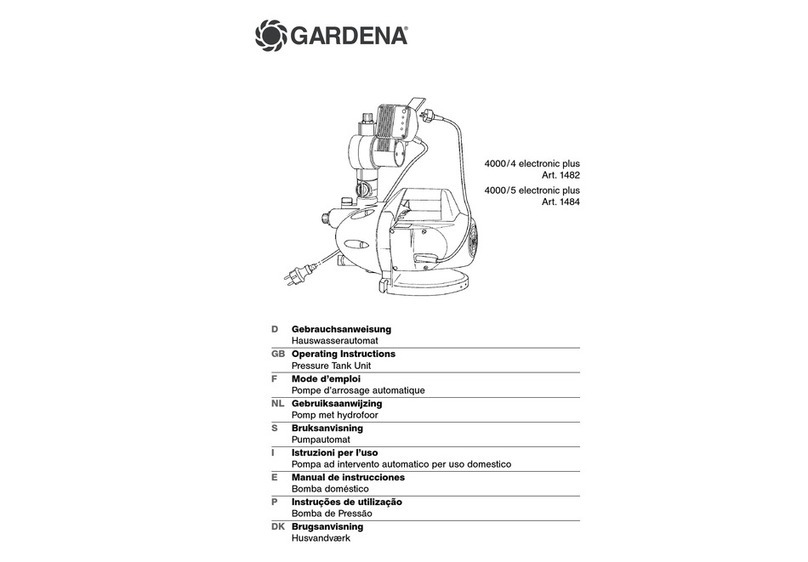 Gardena 4000/4 electronic plus operating instructions Gardena 4000/4 electronic plus operating instructions