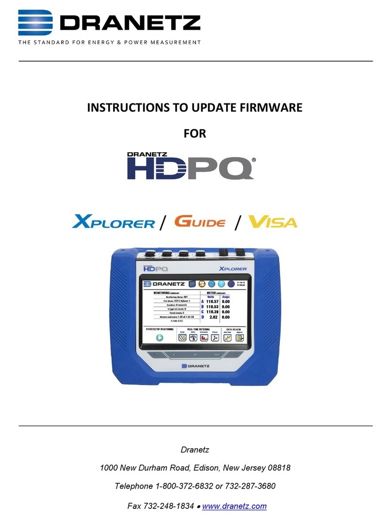 Dranetz hdpq xplorer Firmware update instructions