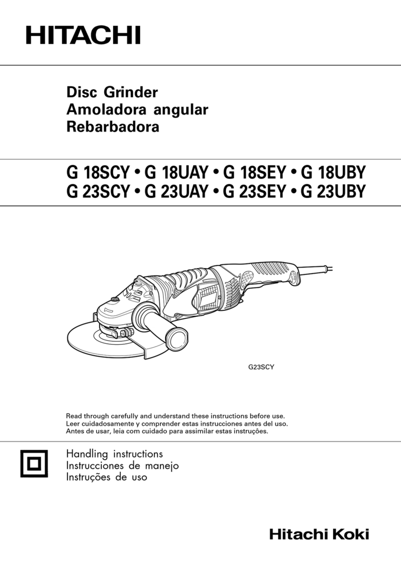 Hitachi G 18UAY Handling instructions