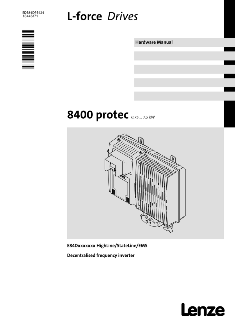 Lenze 8400 protec Hardware manual