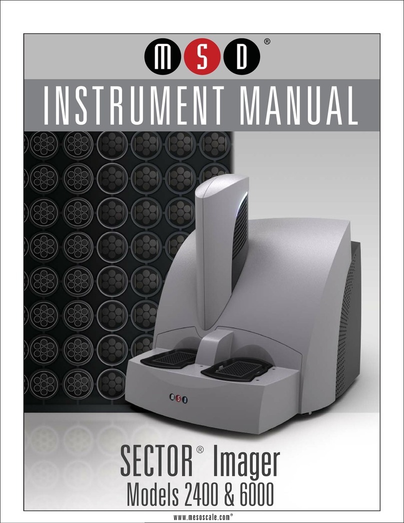 MSD SECTOR Image 2400 Instrument manual