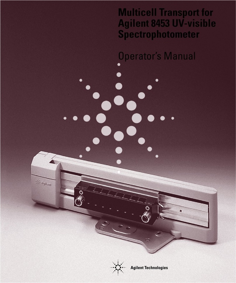Agilent Technologies 8453 User manual