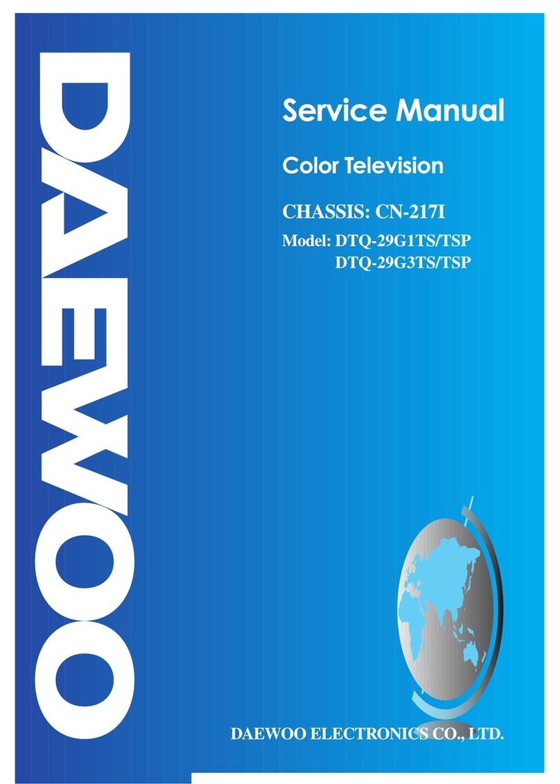 DAEWOO ELECTRONICS DTQ-29G1TS Service manual
