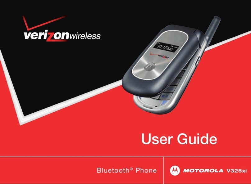 Motorola Verizon V325xi User manual