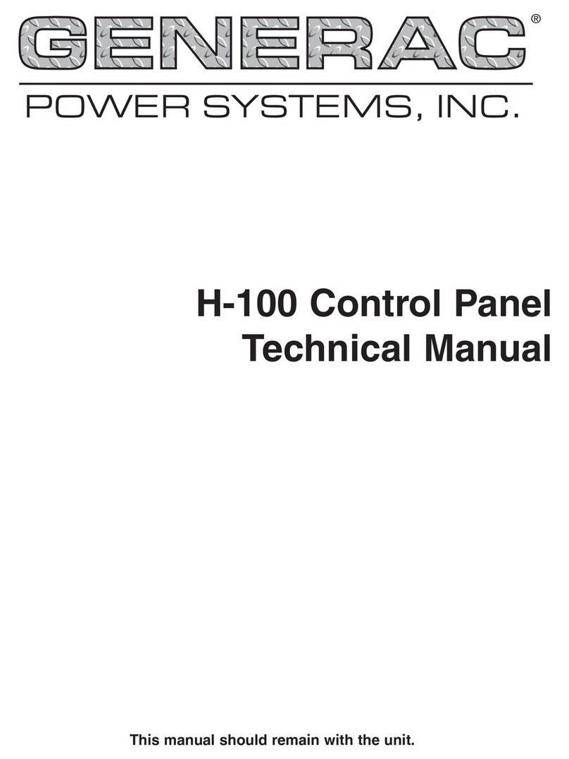 Generac Power Systems H-100 Technical manual