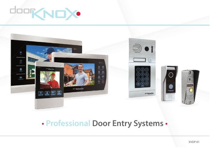Door Knox VDP102 User manual