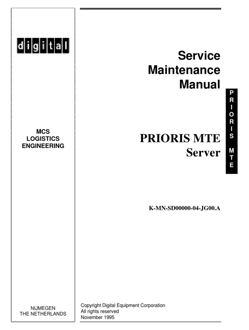 Digital Equipment PRIORIS MTE User manual