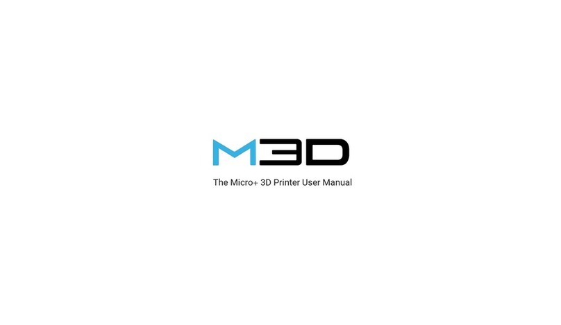 m3d Micro+ User manual