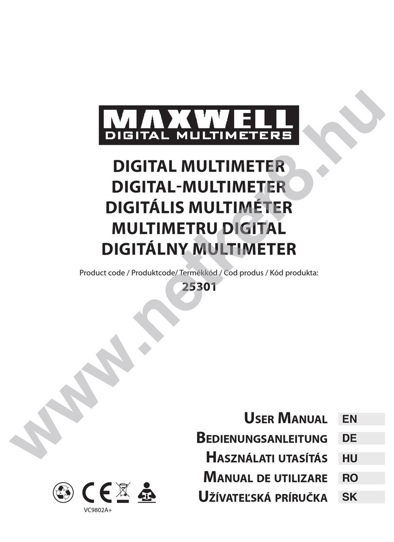 Maxwell 25301 user manual