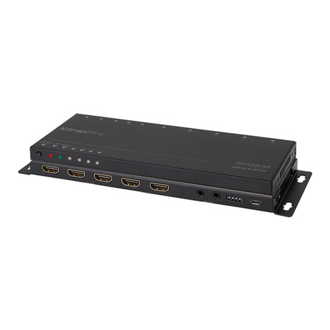 KanexPro SW-4X1SL18G User manual
