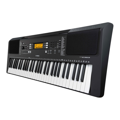Yamaha PSR-E363 owner's manual