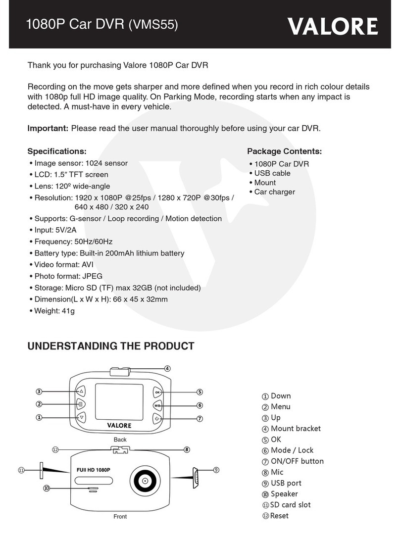 Valore VMS55 user manual