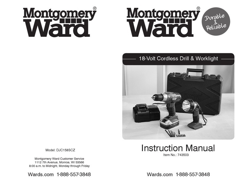 Montgomery Ward DJC158SCZ instruction manual