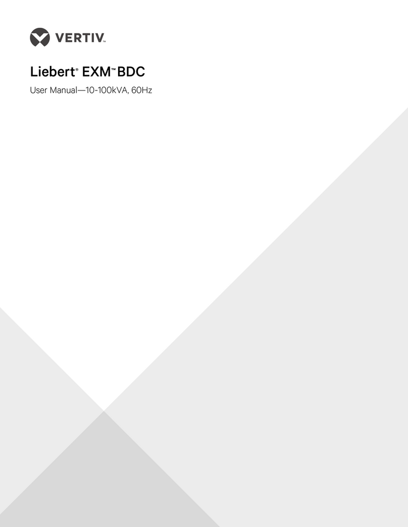 Liebert EXM BDC user manual