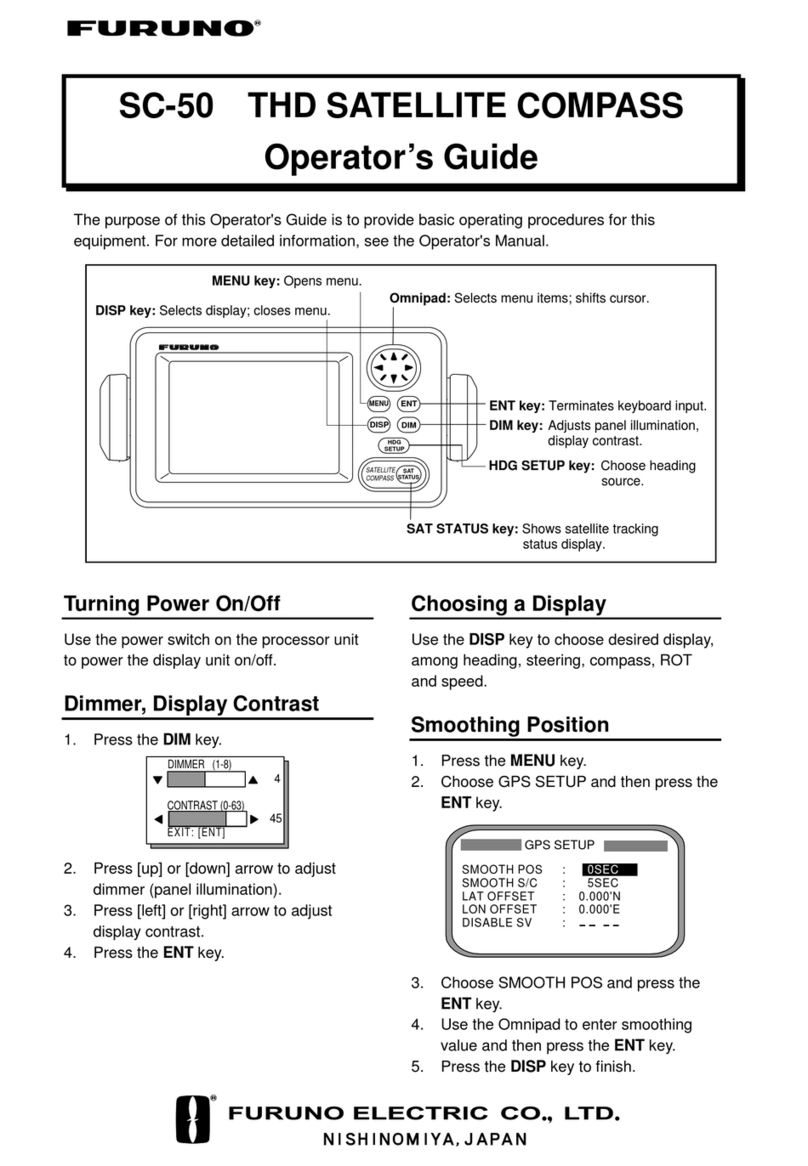 Furuno Sc 50 Operator's guide