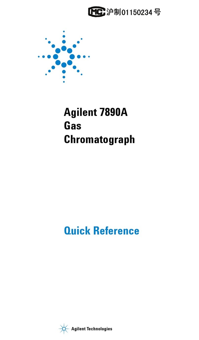 Agilent Technologies 7890A User manual Agilent Technologies 7890A User manual