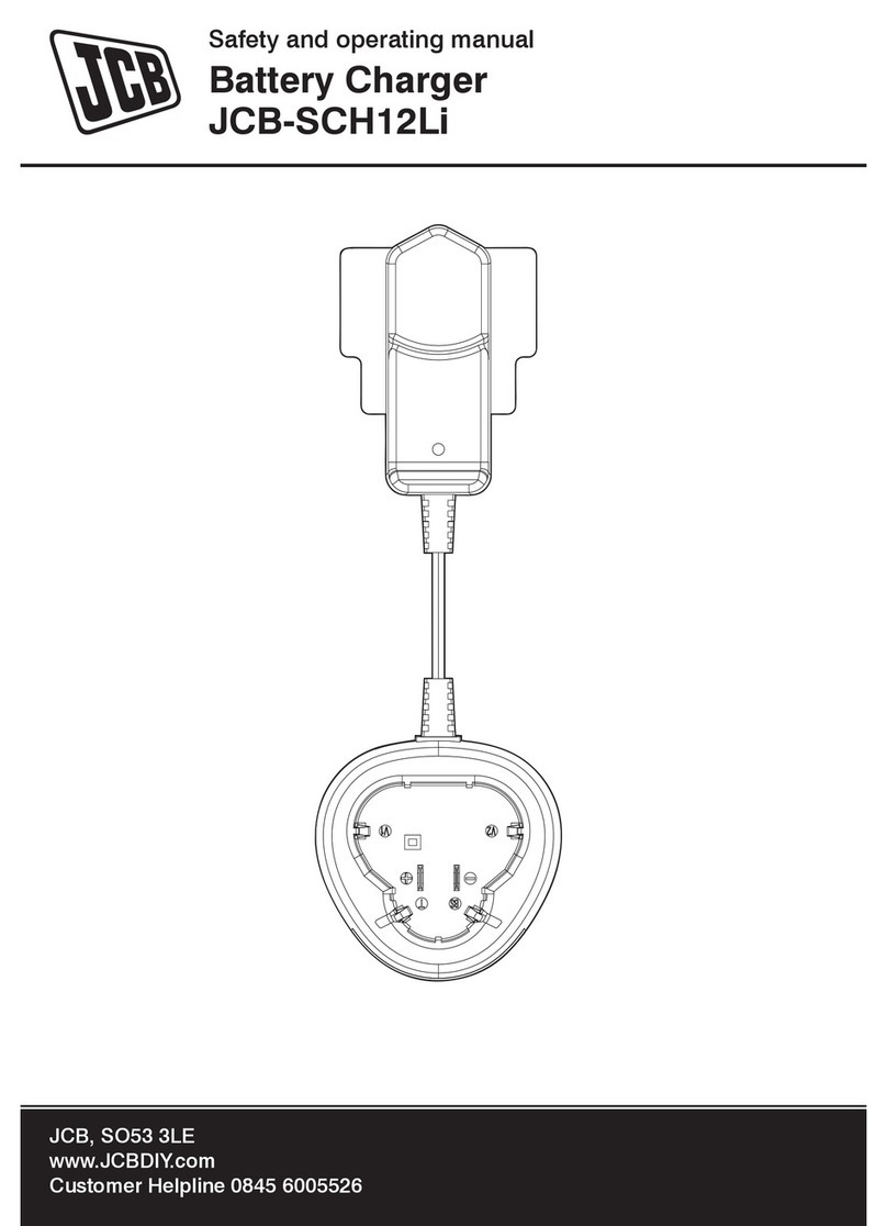 jcb JCB-SCH12Li Safety and operating manual