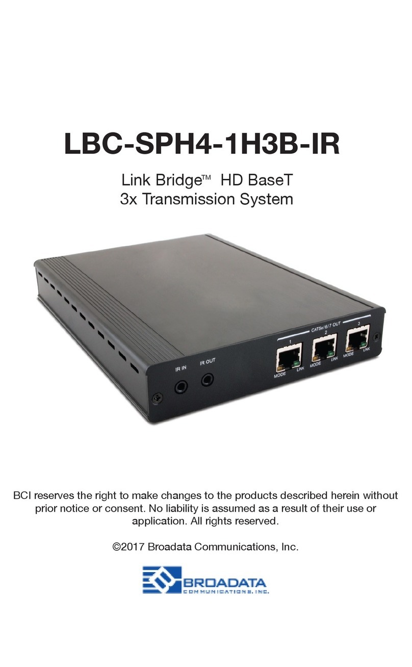 Broadata Communications LBC-SPH4-1H3B-IR user manual