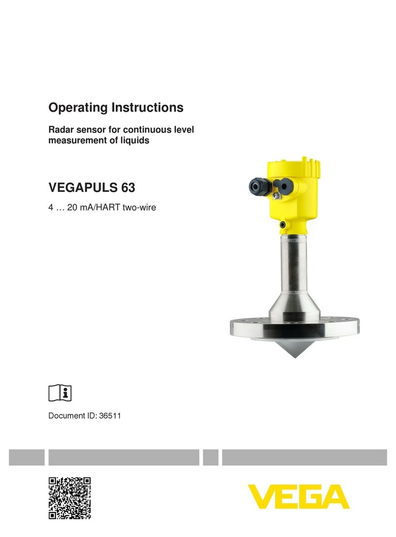 Vega VEGAPULS 63 operating instructions