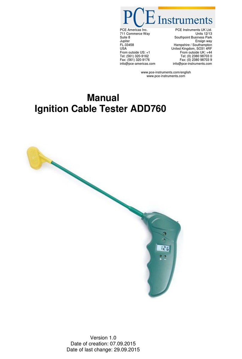 PCE Instruments ADD760 manual