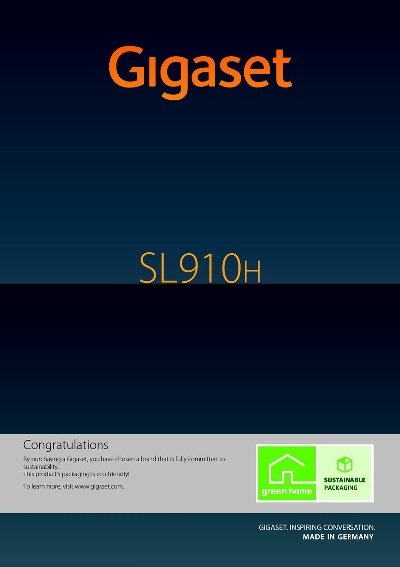 Gigaset SL910h manual