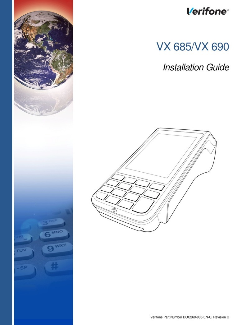 VeriFone VX 685 GPRS User manual VeriFone VX 685 GPRS User manual