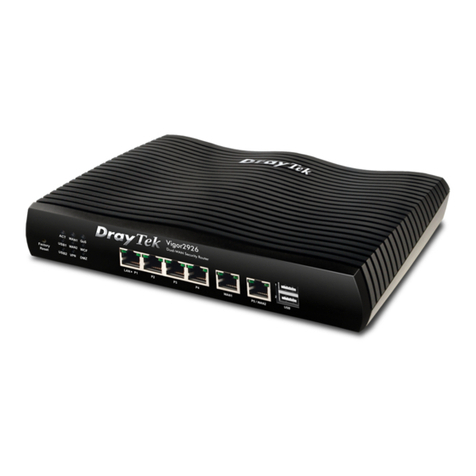 Draytek Vigor2926L user guide