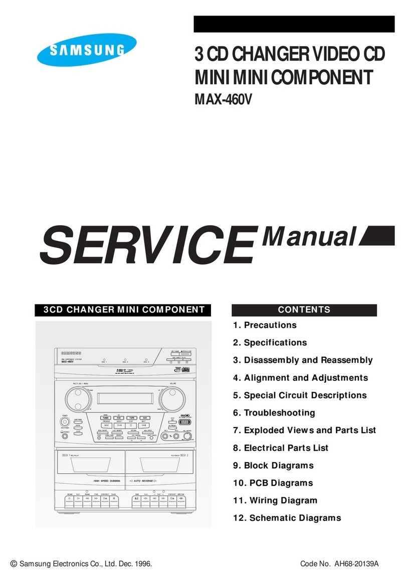Samsung MAX-460V User manual