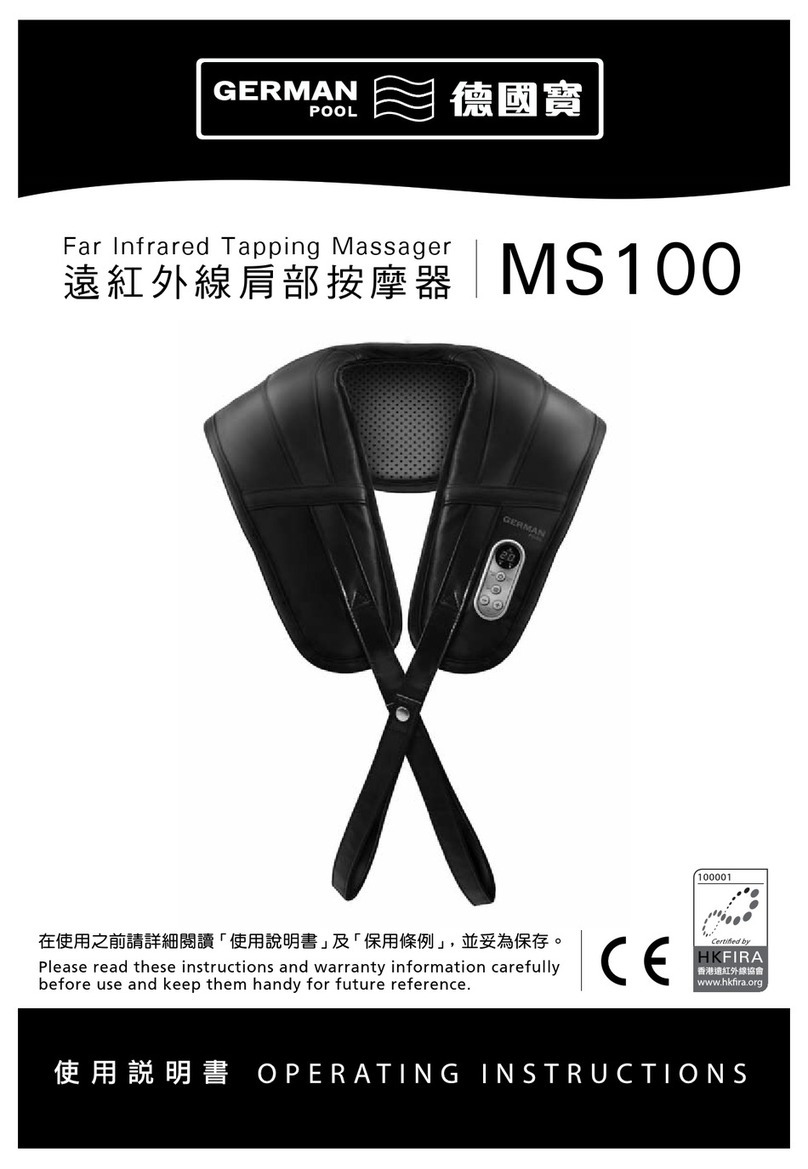 German pool MS100 operating instructions