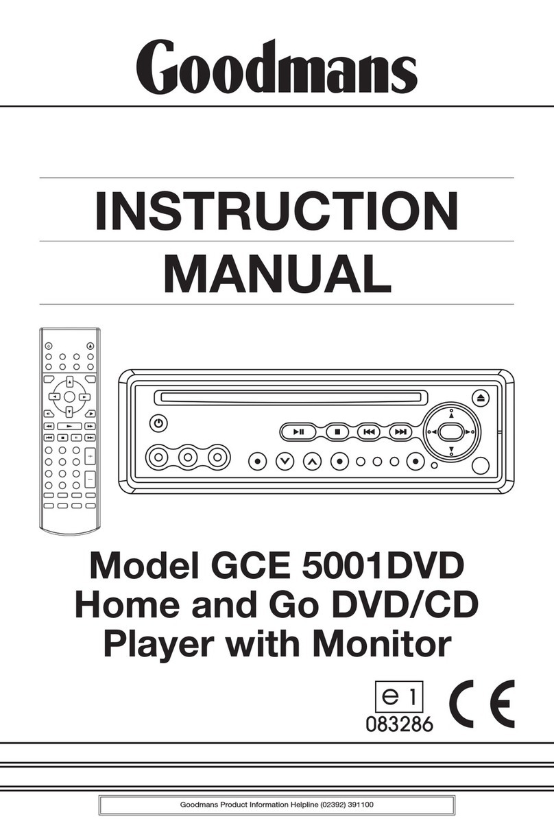 Goodmans GCE5001DVD instruction manual